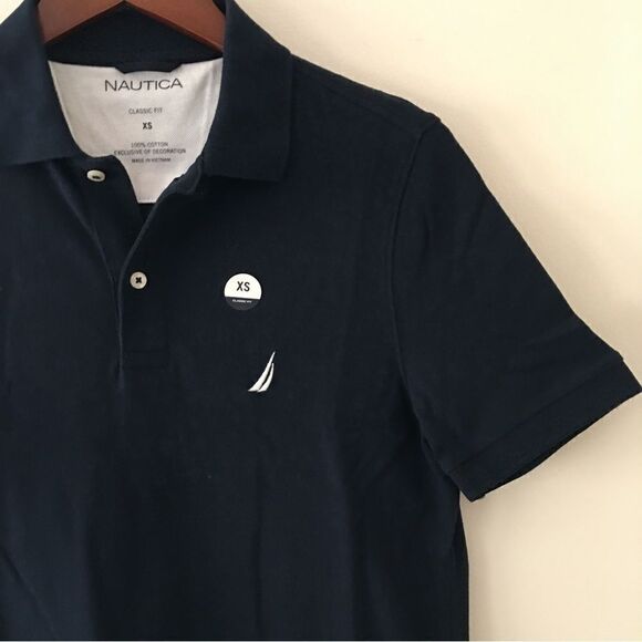 NAUTICA NWT Navy Polo Shirt | Size XS - Picture 1 of 6